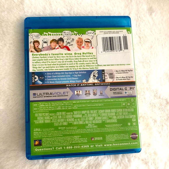 Diary Of A Wimpy Kid Dog Days BLU-RAY DVD - Picture 3 of 6